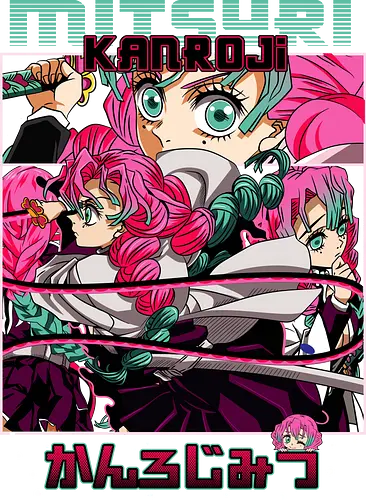 Mitsuri Kanroji - kimetsu no yaiba, mitsuri kanroji, mitsuri, anime girl, love hashira, manga anime, japanese anime, anime art, otaku style, Slayer