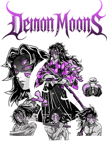 Kokushibo Demon Moons - Slayer, kimetsu no yaiba, kokushibo, upper moon one, anime villain, demon moons, manga anime, japanese anime, anime art, otaku style