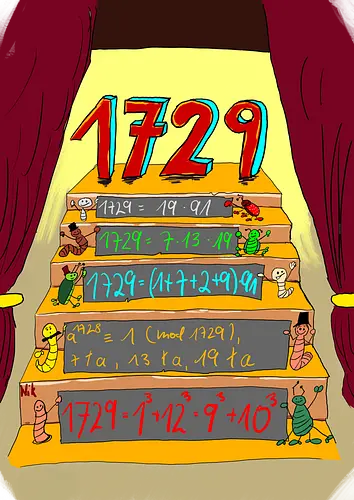 Die Zahl 1729 - Mathematik, Zahlentheorie
