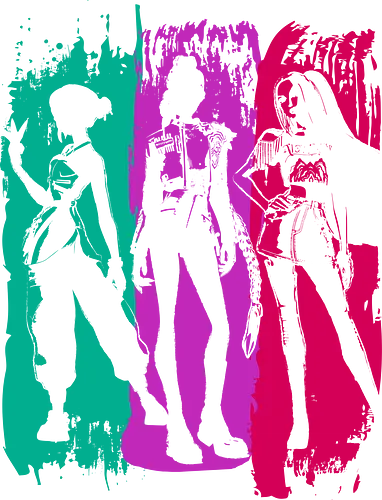 Demon hunter brushstrokes - anime, manga, japan, japanese art, demon hunters, k pop demon hunters, derpy, saja boys