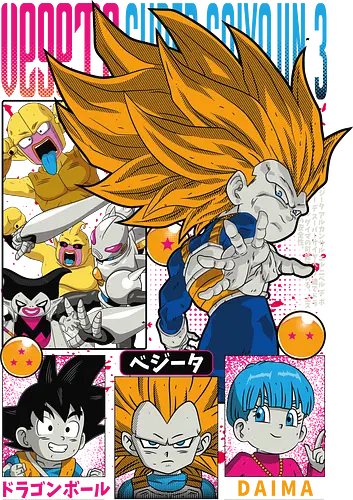 Vegeta Ssj3 Daima - dragon ball daima, vegeta ssj3, vegeta super saiyan 3, super saiyan 3, anime character, saiyan warrior, shonen anime, manga anime, japanese anime, anime art