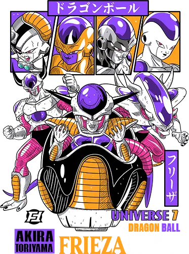 Frieza - dragon ball z, frieza, galactic emperor, anime villain, shonen anime, manga anime, japanese anime, anime art, otaku style
