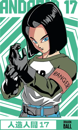 Android 17 - dragon ball z, android 17, cyborg fighter, anime character, shonen anime, manga anime, japanese anime, anime art, otaku style