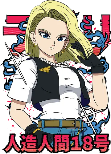 Android 18 - dragon ball z, android 18, anime girl, cyborg fighter, shonen anime, manga anime, japanese anime, anime art, otaku style