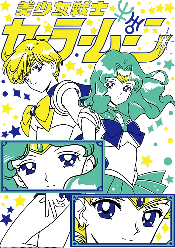 Sailors Uranus & Neptune - sailor uranus, haruka tenoh, sky guardian, magical girl, shoujo anime, manga anime, japanese anime, anime art, sailor, sailor neptune, michiru kaiou, ocean guardian, magical girl, shoujo anime, manga anime, japanese anime, anime art