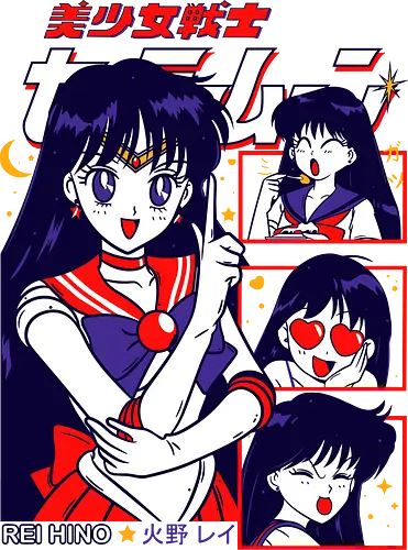 Sailor Mars - sailor, sailor mars, rei hino, fire guardian, magical girl, shoujo anime, manga anime, japanese anime, anime art
