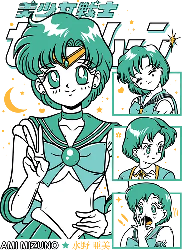 Sailor Mercury - sailor, sailor mercury, ami mizuno, water guardian, magical girl, shoujo anime, manga anime, japanese anime, anime art