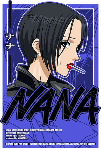 Nana - nana anime, anna osaki, nana osaki, punk rock anime, black stones, anime girl, music anime, shoujo anime, manga anime, anime art