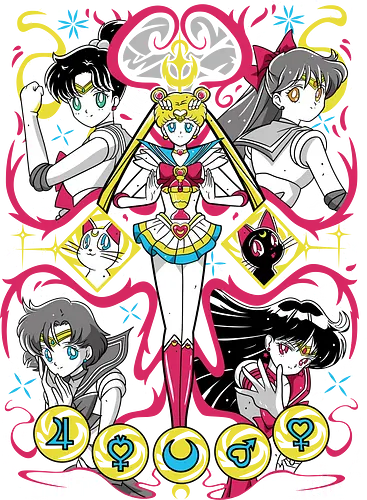 Sailors Scouts - sailor, sailor scouts, inner senshi, outer senshi, magical girls, anime girls, shoujo anime, manga anime, japanese anime, anime art