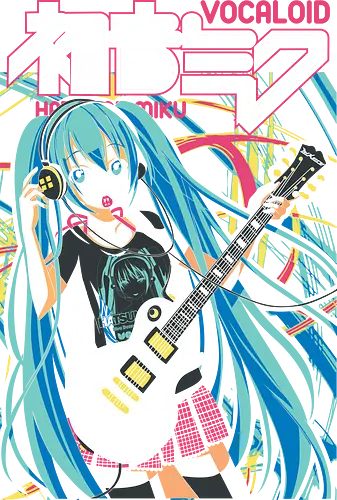 Miku Rock - hatsune miku, miku rock, vocaloid rock, anime musician, j rock aesthetic, anime art, music anime, japanese pop, otaku style