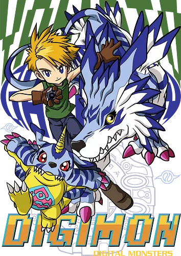 Matt Ishida – Digital Monsters Chosen Child & Partner - digital monsters, digimon adventure, matt ishida, chosen child, digidestined, digital partner, friendship bond, classic anime, manga anime, anime art