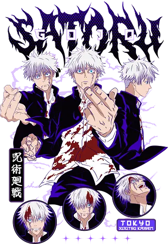 Gojo - gojo unleashed, hollow purple, domain expansion, anime god mode, cursed technique master, epic sorcerer, jujutsu battle, anime energy blast, shonen power art, anime action design
