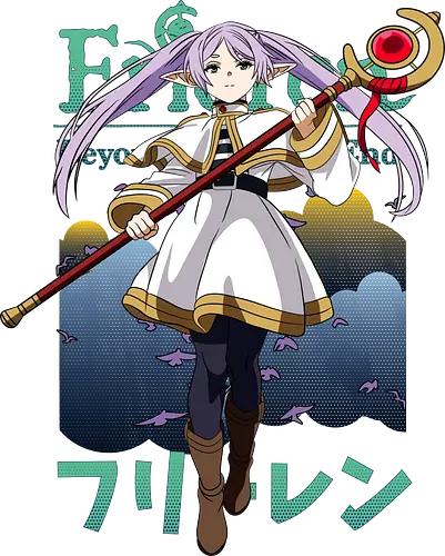 Soso no Frieren - frieren anime, elf mage, fantasy journey, melancholic anime, magic elf girl, anime fantasy art, slow life anime, emotional anime, elf sorceress, anime aesthetic