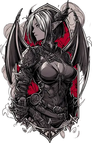 tiefling girl - dungeons, dragons, tiefling girl, warlock class, vecna, rogue class, fantasy rpg, pathfinder rpg, geek gift, larp, fantasy art, nerd girl, dungeon master, d20 dice, critical hit, critical role