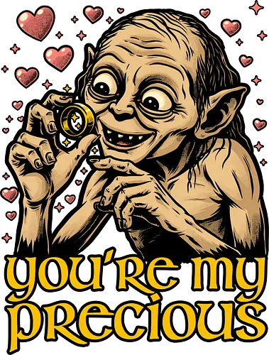 Love is Precious - Valentine's Day, Valentine, Valentines Day, Valentines, Heart, Love, Romance, Romantic, Movie, Classic Movie, Book, Books, Adventure, Fantasy, Medieval, Vintage, Retro, Retro Vintage, Magic, Magical Creatures, Magical, Gold, Golden, Ring, Precious