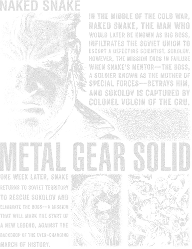 Metal Gear Solid Unisex Tee, Metal Gear Solid T-shirts, Big Boss Shirt - metal gear solid, video game t-shirt, gaming tshirt, retro gaming tees, metal gear shirt, solid snake shirt, men's t-shirt, summer spring shirt, solid snake tee, retro shirt, gildan cotton, heartfelt gift, gift for him