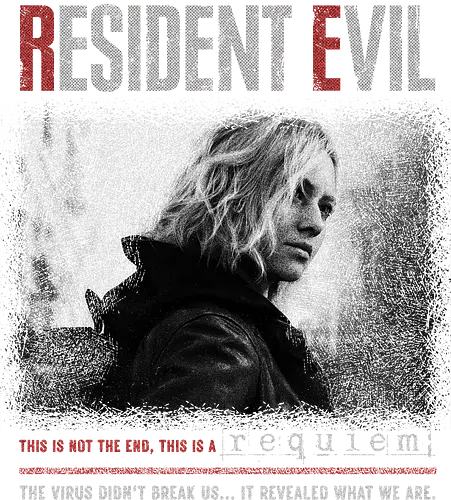 Resident Requiem Evil T-Shirt: Fan-Inspired Game Tee - resident requiem evil, grace ashcrotf, leon kennedy, black unisex tshirt, survival horror, umbrella corporation, raccoon city, birthday gift, video game tshirt, graphic tshirt, resident merch evil, retro vintage tee