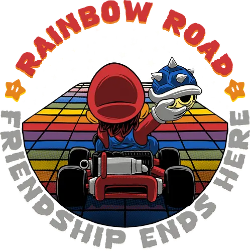 Rainbow Road Friend - Mario Kart, Rainbow Road