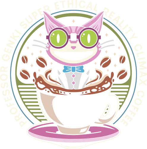 Steelport Cat Coffee Emblem - saints row, johnny gat, third street saints, agents of mayhem, gat out of hell, saintsrow, cat, professor genki, games, gamer, gaming, video game, video games, saints row 4, coffee