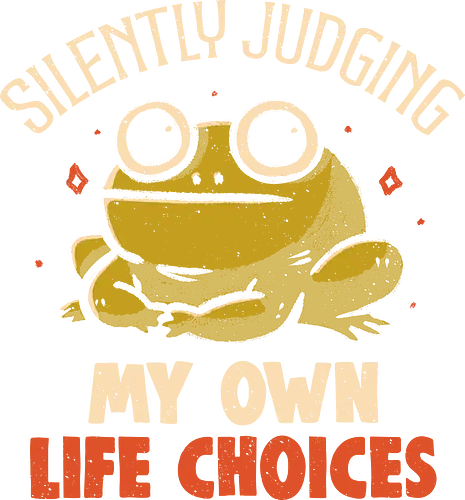 Silently Judging My Own Life Choices - koalatees, koala, frog, toad, overthinking, anxiety, mental health, introvert, sarcastic, relatable, animal, judging, awkward