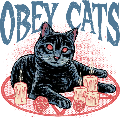 Obey Cats - Cat, cats, animal, funny, humor, witch, witchcraft