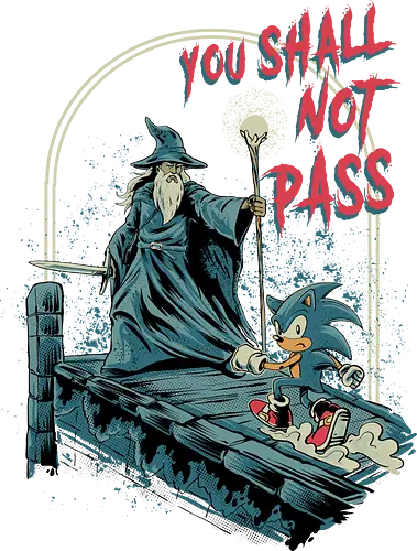 You Shall Not Pass - lotr, Hedgehog, game, humor, Wizard