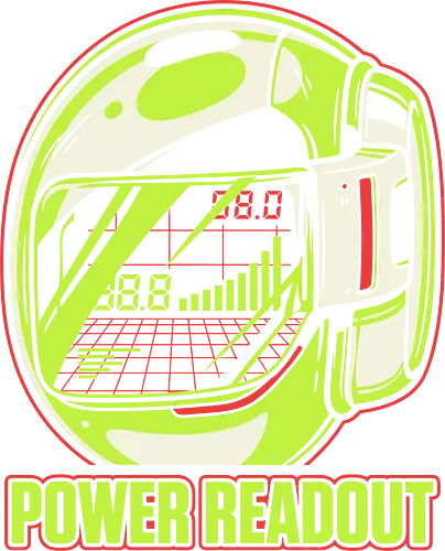Power Readout - power readout, scouter t-shirt, retro anime gear, futuristic visor graphic, sci-fi HUD shirt, cybernetic eye design, digital power level, anime gym apparel, neon techwear tee, 90s anime aesthetic, sci-fi gadget clothing, lime green futuristic top, gaming hud design, anime transformation shirt, holographic visor art, data readout graphic, mecha pilot gear, otaku streetwear, high tech warrior