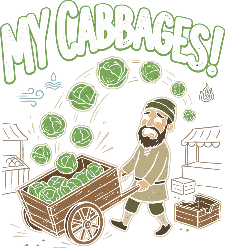 My Cabbages - my cabbages shirt, cabbage merchant t-shirt, funny anime meme apparel, elemental bending graphic tee, unlucky merchant shirt, avatar fan art, airbender humor, cabbage cart design, funny cartoon quote, cabbage man apparel, earth kingdom merchant, retro animation style, meme culture t-shirt, distressed graphic design, iconic cartoon running gag, fan favorite character, fantasy world humor, merchant in distress, cabbage lover gift