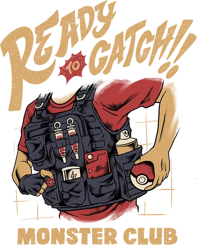 fishy gear club  - fishing, club, monster, catch, tactical, militer, starterpack, cartoon, streetwear, adventure, camping, hiking, outdoor, hobby, love