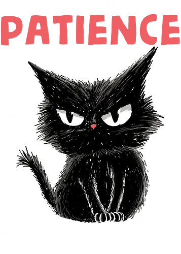 Runnig Out Of Patience Is My Cardio - cat, angry, animal, cardio, exercise, fitness, funny, gym, kitten, kitty, pet, runner, running, sport, workout, resolution