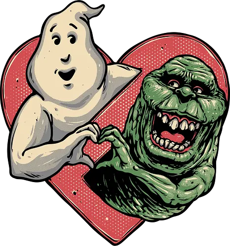 Ghoulish Love - Love, movie, ghosts, horror, Valentine’s Day, heart, funny, humor