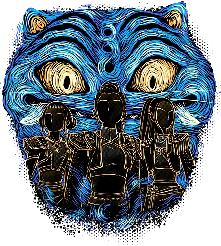 A Starry Honmoon - Movie, hunter, demons, tiger, animal, animation, animated