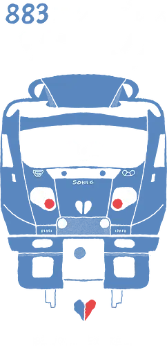 883 Hedgehog Express - insert moin, mexer, zug, japan