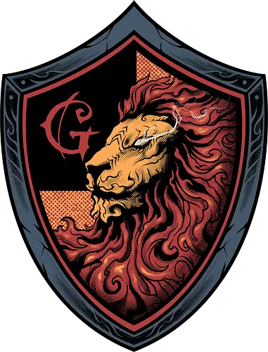 house of red mane - lion, magic, wizard, animal, myth, school, sport, game, rpg, fantasy, creature