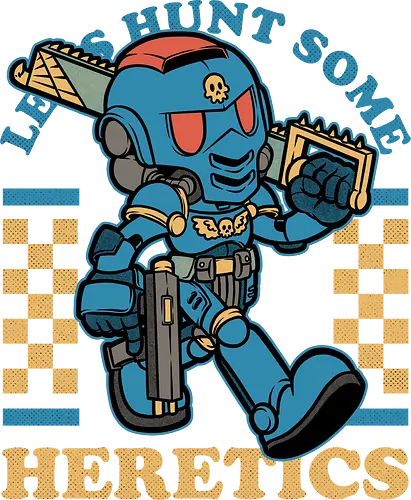 Game Mascot RPG Marine - Video Games, Video Game, Game, Games, Gamer, Mascot, Retro, Vintage, Retro Vintage, Retro Gamer, Retro Cartoon, Game Mascot, Rpg, Action Rpg, Mmorpg, Board Game, Boardgame, Hunt, Hunter, Sword, Gun, Heretic, Marine