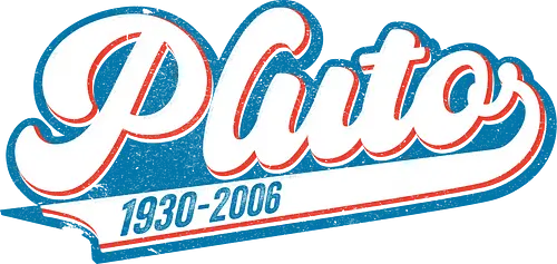 Team Pluto vintage - pluto, solar system, moon, planets, sun, retro, vintage, funny