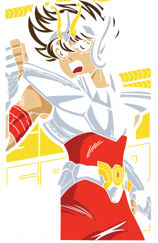 Pegasus Seiya - saint seiya, pegasus seiya, bronze saint, pegasus cloth, zodiac warrior, athena knight, shonen classic, manga series, anime art