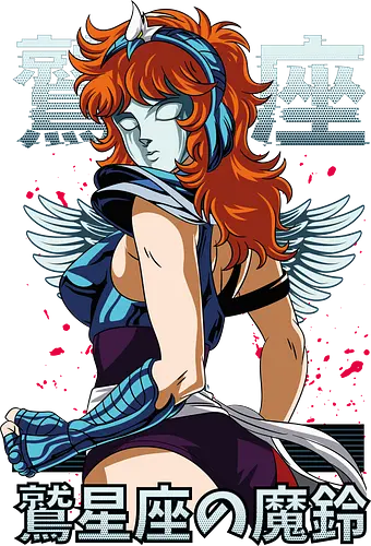 Eagle Marin - saint seiya, eagle marin, silver saint, athena warrior, female saint, zodiac anime, shonen classic, manga series, anime art