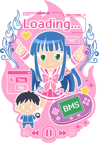 Loading Alt Kawaii Gamer Girl Retro Handheld Console Graphic - loading screen parody top, cute gaming enthusiast gift, vibrant anime illustration tee, trendy internet culture fashion, handheld gaming fan apparel, loading alt girl shirt, kawaii gamer t-shirt, retro handheld console graphic tee, anime school girl streetwear, pixel art aesthetic clothing, pink and blue vaporwave design, cyber kawaii apparel, gaming status bar top, alt fashion t-shirt, harajuku gamer girl merch, bms console graphic, 2000s nostalgia clothing, aesthetic anime girl shirt, pixel heart streetwear