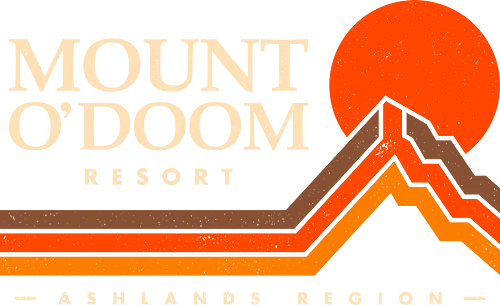 Mount O’Doom Vintage Travel - fantasy, 70s, 80s, adventure, book lover, cinephile, geek, mountain, movie lover, nerd, nostalgia, retro, sunset, travel, vintage