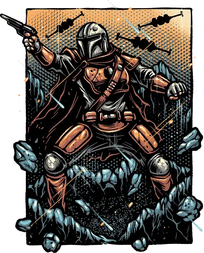 Attack of the Bounty Hunter - Movie, film, galaxy, galactic, space, droids, heroes, character, fictional