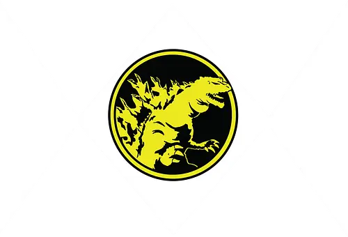 Kaiju Power Rangers - Kaiju Ranger Mashup - teetan, super sentai, mighty morphin, godzilla t-shirt, power rangers mashup, kaiju ranger, tokusatsu kleidung, gojira toho, japanische popkultur, kaiju eiga, monsterfilme, gelber ranger, minimalistische kunst, godzilla 1954, toho gesellschaft