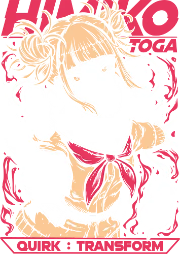 Himiko Toga – Blood Smile - Academia, himiko toga, anime villain girl, yandere anime girl, league of villains, dark anime, manga series, anime art
