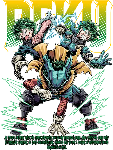 Deku – Future Number One Hero - Academia, deku, anime illustration, izuku midoriya, hero student, ua academy, anime protagonist, action anime, manga series