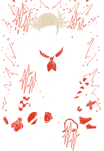 Himiko Toga – Villain of Love - Academia, supernatural quirk, anime aesthetic, manga art, toga himiko, anime villain, yandere character, league of villains