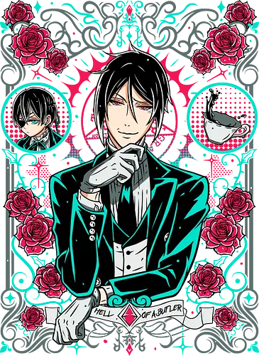 Sebastian – The Perfect Butler - anime art, black butler, sebastian michaelis, kuroshitsuji, demon butler, victorian anime, dark fantasy anime, manga series, gothic anime