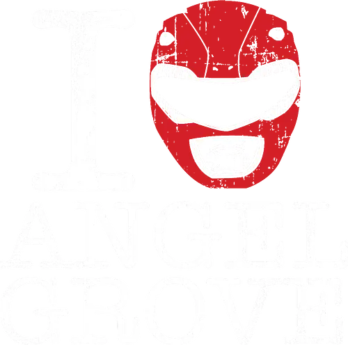 I Love Angel Grove - Red Ranger Power Rangers - power rangers t-shirt, red ranger, rita repulsa, juice bar, vintage kunst, its morphin time, tokusatsu, angel grove, 90er kleidung, mighty morphin, teetan, jason lee scott, roter ranger anführer, super sentai, zordon