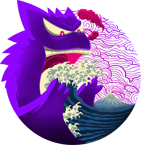 Great Ghost Off Kanagawa - Pocket, Ghost, The Great Wave