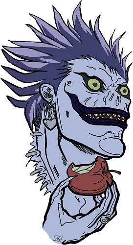 Riuk- Death fanart - Death, death note riuk, death note fanart, death note art, kira, anime fanart, anime art, anime style, anime and manga, otaku, anime merch, anime world