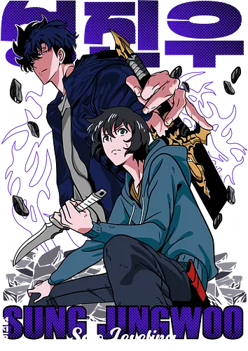 Solo Leveling – The Shadow Army - solo leveling, shadow soldiers, necromancer king, dark fantasy anime, dungeon hunter world, manhwa art